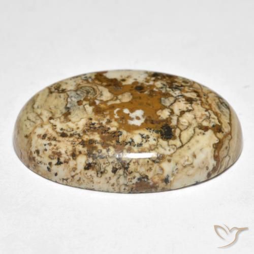 Jaspe Multicolore naturelle ovale, 19.98 ct, Opaque