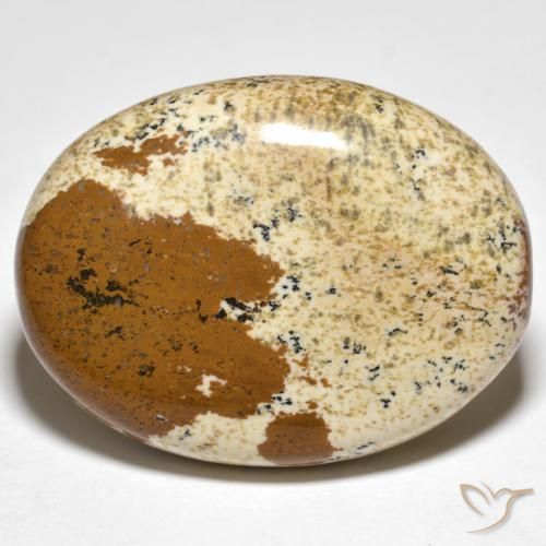 35.50ct Naturel Multicolore Jaspe, ovale, Opaque