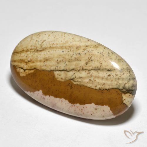 Jaspe Multicolore naturelle ovale, 26.83 ct, Opaque