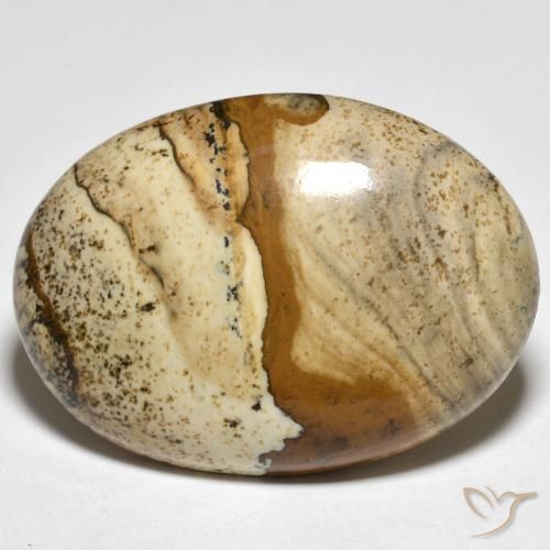 22.37ct Naturel Multicolore Jaspe, ovale, Opaque