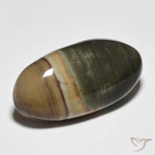 Jaspe Multicolore naturelle ovale, 13.77 ct, Opaque