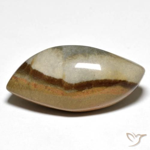 21.20ct Naturel Multicolore Jaspe, Fantaisie, Opaque