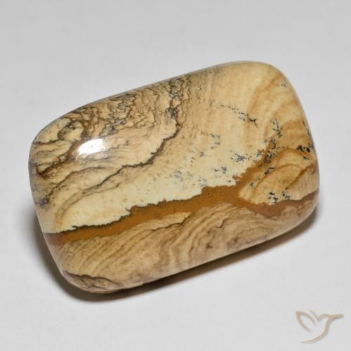 Jaspe Multicolore naturelle Coussin, 62.57 ct, Opaque