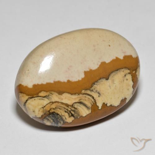 Jaspe Multicolore naturelle ovale, 53.62 ct, Opaque