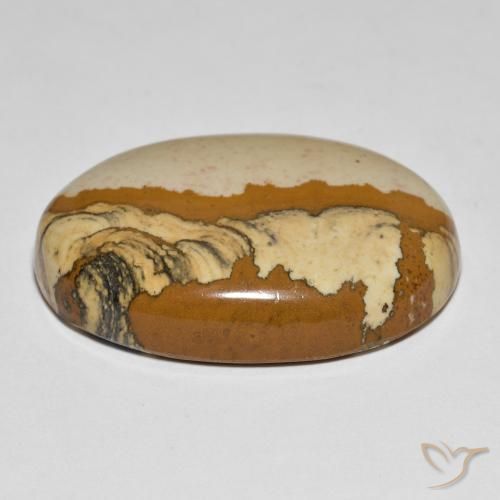 Jaspe Multicolore naturelle ovale, 53.62 ct, Opaque