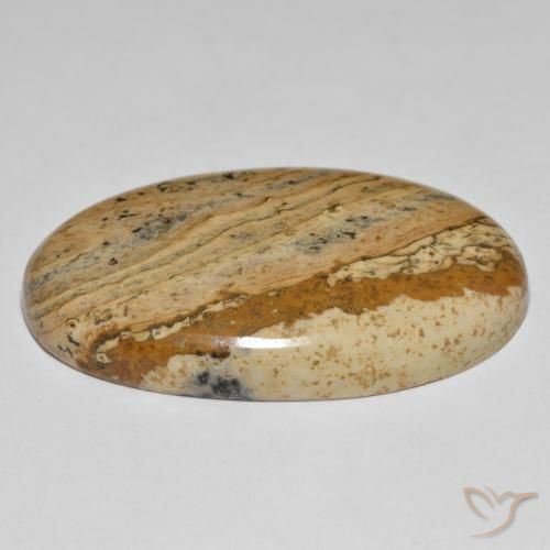 Jaspe Multicolore naturelle ovale, 50.96 ct, Opaque