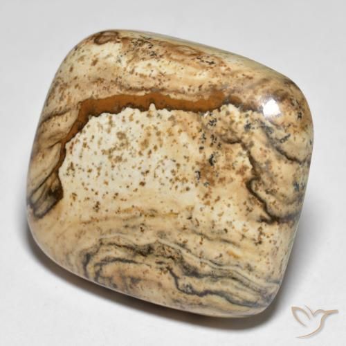 Jaspe Multicolore naturelle Coussin, 31.61 ct, Opaque