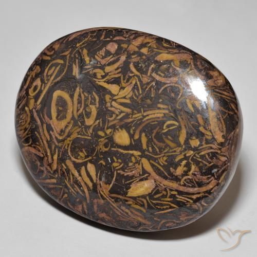 86.58ct Naturel Multicolore Jaspe, ovale, Opaque