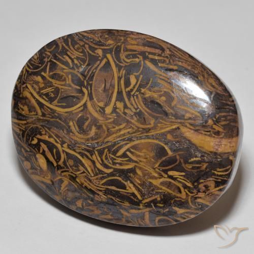 Jaspe Multicolore naturelle ovale, 91.29 ct, Opaque