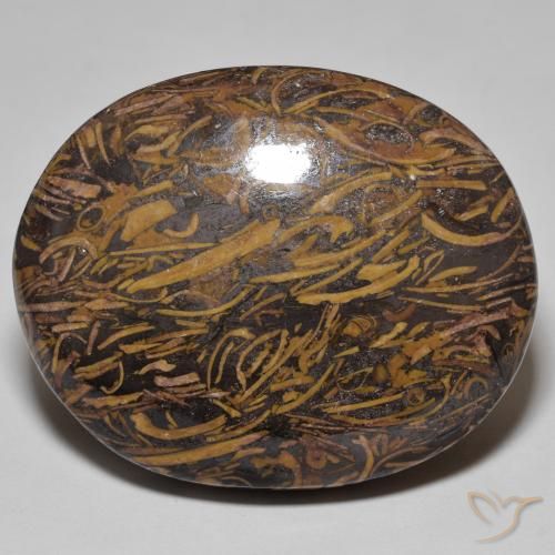 Jaspe Multicolore naturelle ovale, 58.09 ct, Opaque