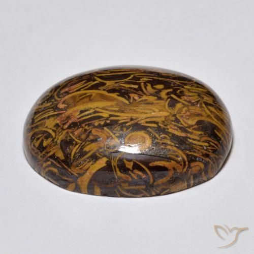 Jaspe Multicolore naturelle ovale, 35.02 ct, Opaque