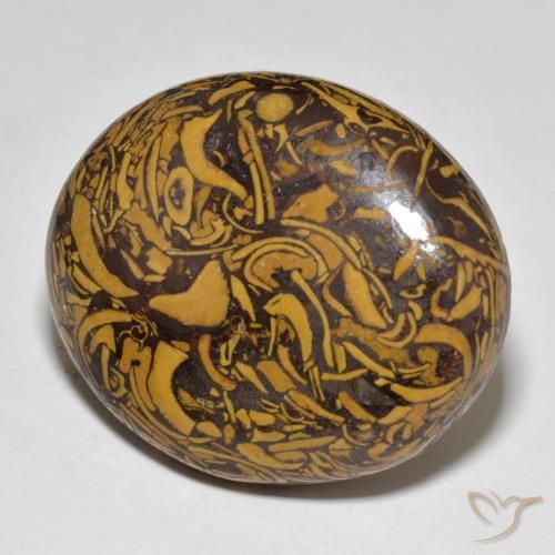 Jaspe Multicolore naturelle ovale, 45.08 ct, Opaque