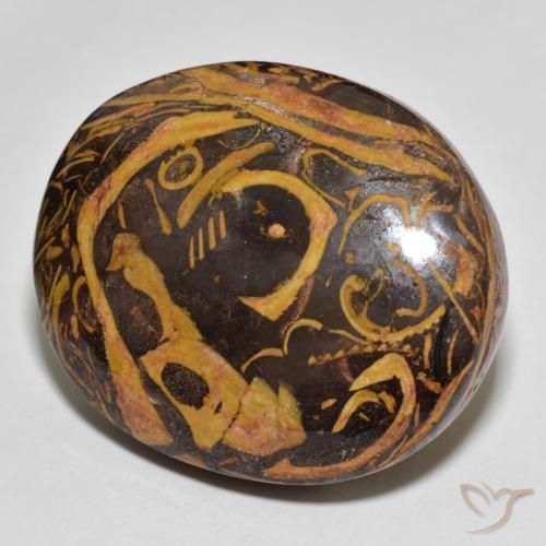 Jaspe Multicolore naturelle ovale, 77.56 ct, Opaque