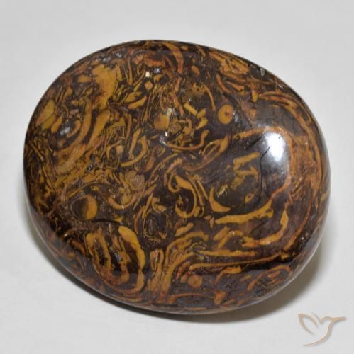 Jaspe Multicolore naturelle ovale, 87.67 ct, Opaque