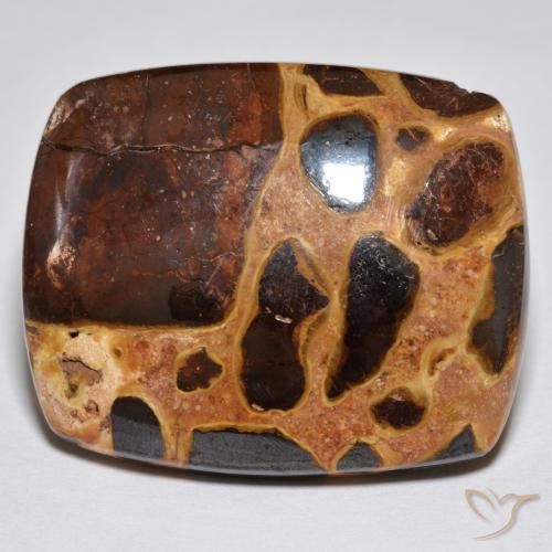 21.09ct Naturel Multicolore Jaspe, Coussin, Opaque