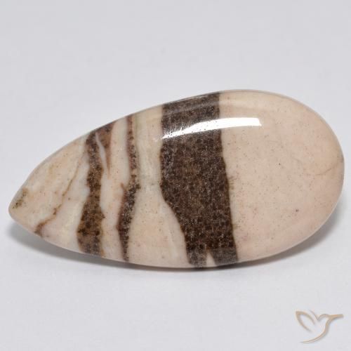 Jaspe Multicolore naturelle En forme de poire, 11.00 ct, Opaque