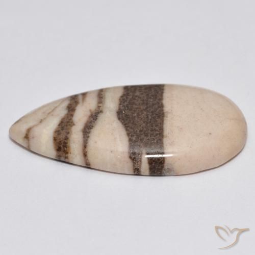 Jaspe Multicolore naturelle En forme de poire, 11.00 ct, Opaque