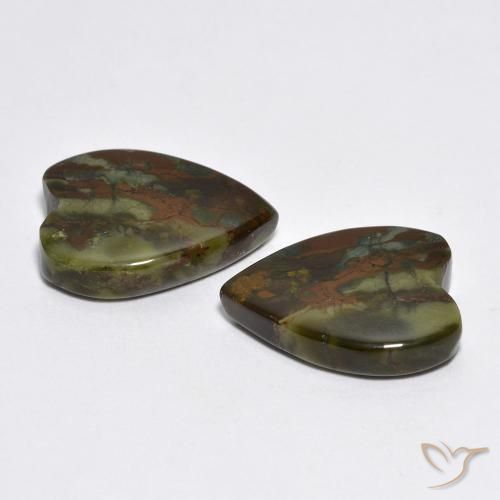 Shop natural 10.16ct Multicolore Jaspe gems, Cœur, from Indonésie at GemSelect. In stock, global shipping!