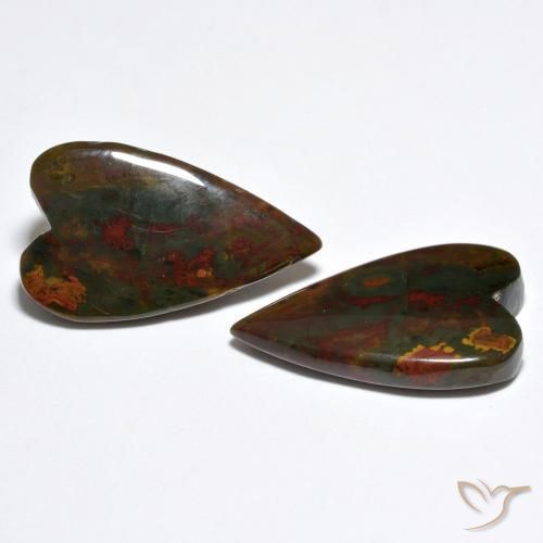 Shop natural 15.24ct Multicolore Jaspe gems, Cœur, from Indonésie at GemSelect. In stock, global shipping!