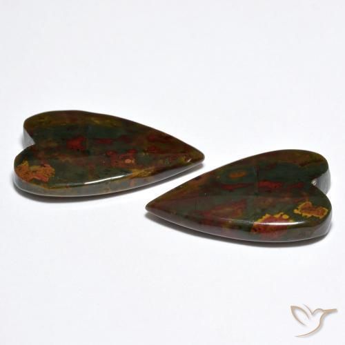 Shop natural 15.24ct Multicolore Jaspe gems, Cœur, from Indonésie at GemSelect. In stock, global shipping!