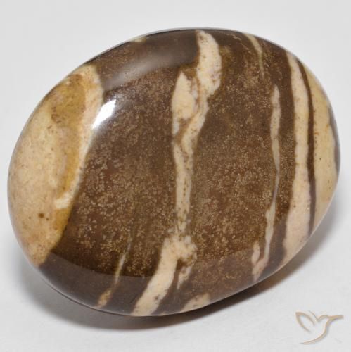 Jaspe Multicolore naturelle ovale, 27.46 ct, Opaque
