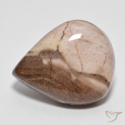 13.35ct Naturel Multicolore Jaspe, En forme de poire, Opaque