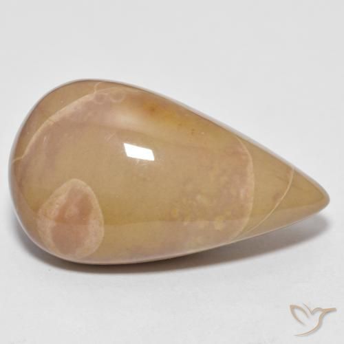 16.04ct Naturel Multicolore Jaspe, En forme de poire, Opaque