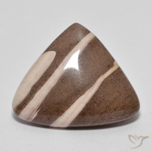 12.26ct Naturel Multicolore Jaspe, Trillion, Opaque