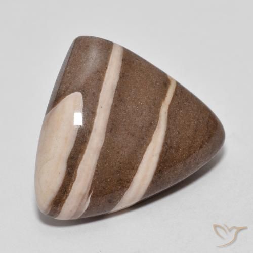 Jaspe Multicolore naturelle Trillion, 12.26 ct, Opaque