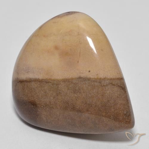 Jaspe Multicolore naturelle En forme de poire, 19.98 ct, Opaque