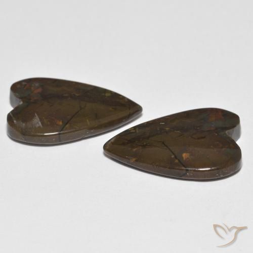 Shop natural 10.95ct Multicolore Jaspe gems, Cœur, from Indonésie at GemSelect. In stock, global shipping!