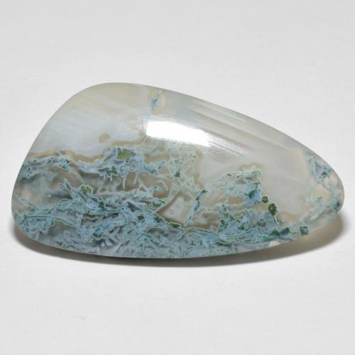 Jaspe multicolore naturelle forme fantaisie, 28,82 ct, translucide