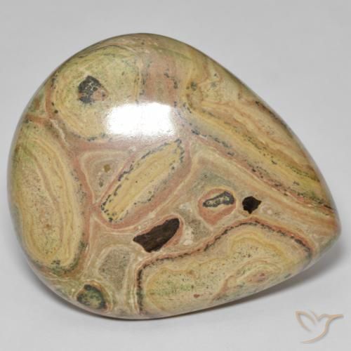 Jaspe Multicolore naturelle En forme de poire, 85.63 ct, Opaque