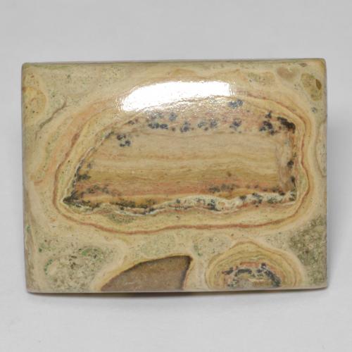 Jaspe Multicolore naturelle Baquette, 38.51 ct, Opaque