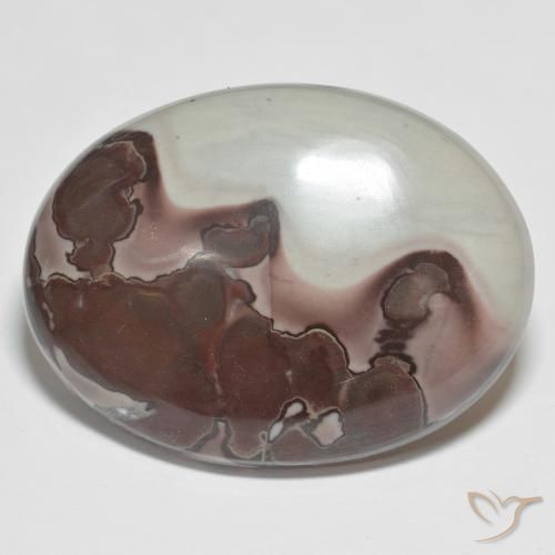 43.76ct Naturel Multicolore Jaspe, ovale, Opaque