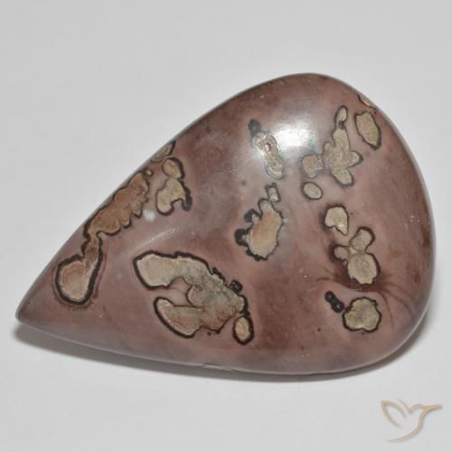 39.91ct Naturel Multicolore Jaspe, En forme de poire, Opaque