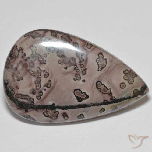 Jaspe Multicolore naturelle En forme de poire, 37.38 ct, Opaque