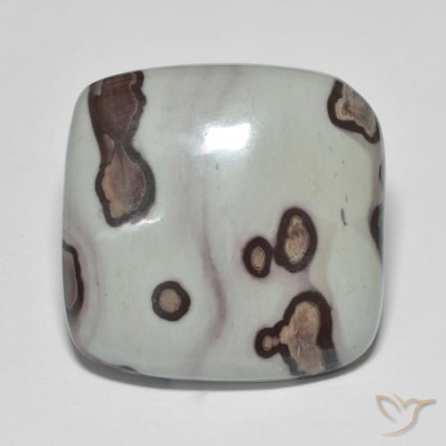 29.21ct Naturel Multicolore Jaspe, Coussin, Opaque