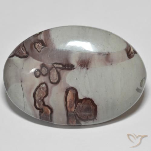57.73ct Naturel Multicolore Jaspe, ovale, Opaque