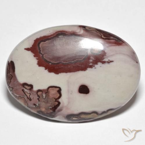 Jaspe Multicolore naturelle ovale, 26.67 ct, Opaque