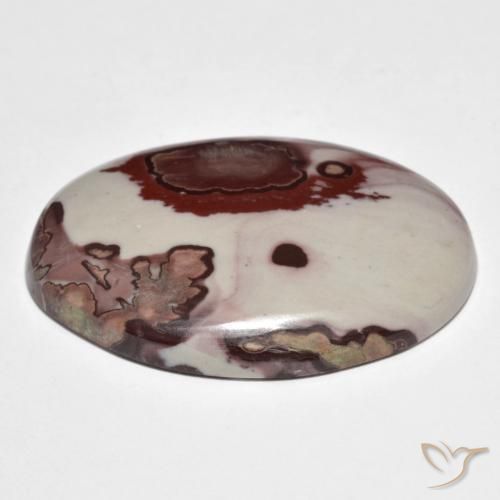 Jaspe Multicolore naturelle ovale, 26.67 ct, Opaque