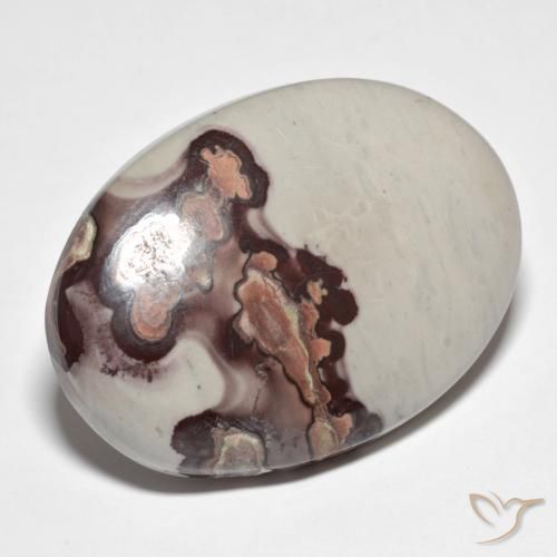 Jaspe Multicolore naturelle ovale, 47.57 ct, Opaque