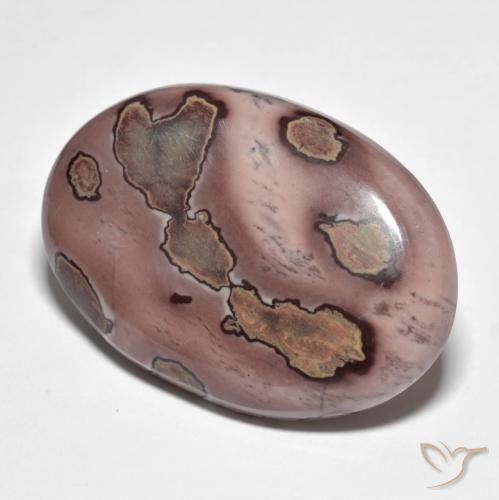 34.00ct Naturel Multicolore Jaspe, ovale, Opaque