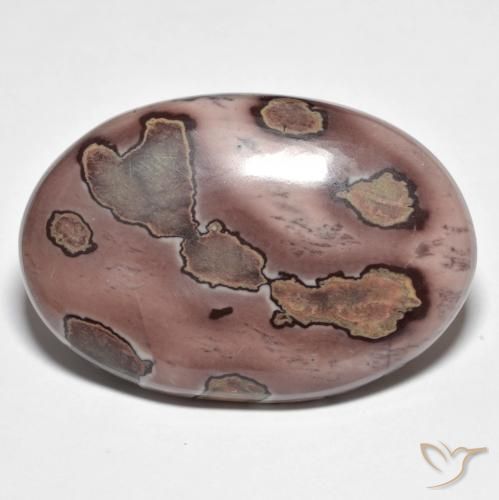 Jaspe Multicolore naturelle ovale, 34.00 ct, Opaque