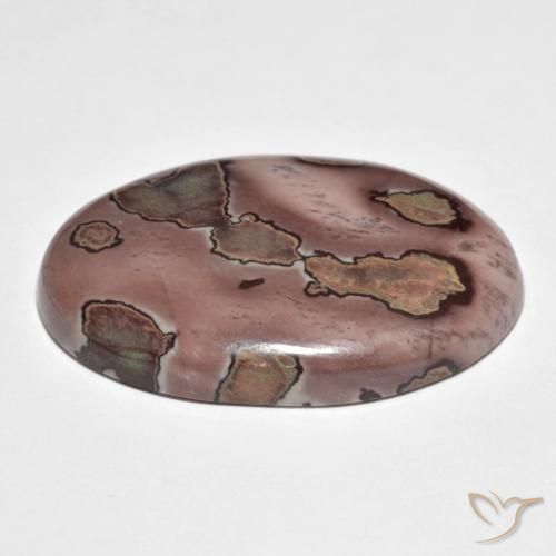 Jaspe Multicolore naturelle ovale, 34.00 ct, Opaque