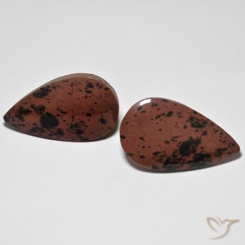 25.56ctw Naturel Multicolore Jaspe, En forme de poire, Opaque