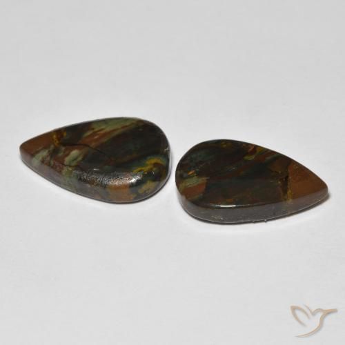 Shop natural 12.68ct Multicolore Jaspe gems, En forme de poire, from Indonésie at GemSelect. In stock, global shipping!