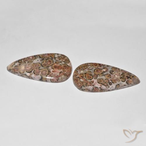Shop natural 25.03ct Multicolore Jaspe gems, En forme de poire, from Indonésie at GemSelect. In stock, global shipping!