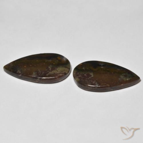 Shop natural 13.19ct Multicolore Jaspe gems, En forme de poire, from Indonésie at GemSelect. In stock, global shipping!