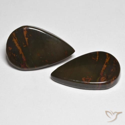 Shop natural 17.75ct Multicolore Jaspe gems, En forme de poire, from Indonésie at GemSelect. In stock, global shipping!